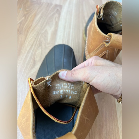 L.L. Bean Classic 6” Duck Bean Boots Women’s Size 8 Made in USA - Picture 2 of 8